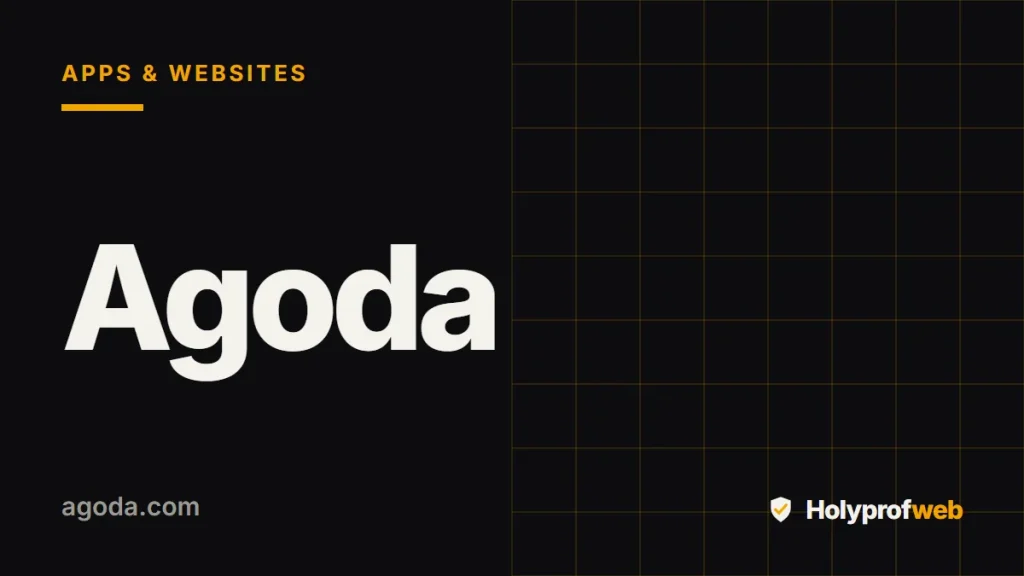 Holyprofweb editorial graphic for Agoda