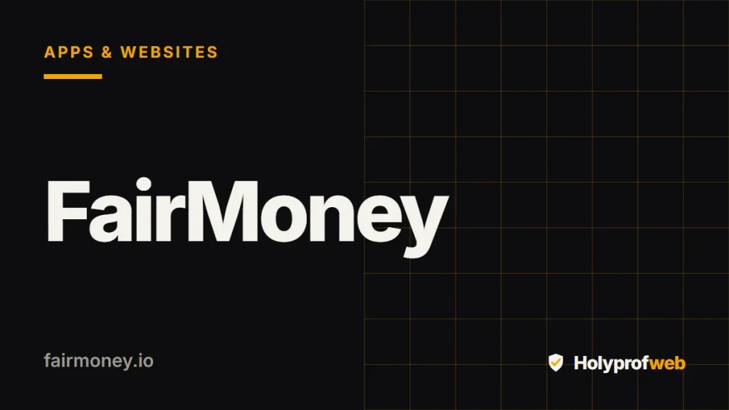 Holyprofweb editorial graphic for FairMoney