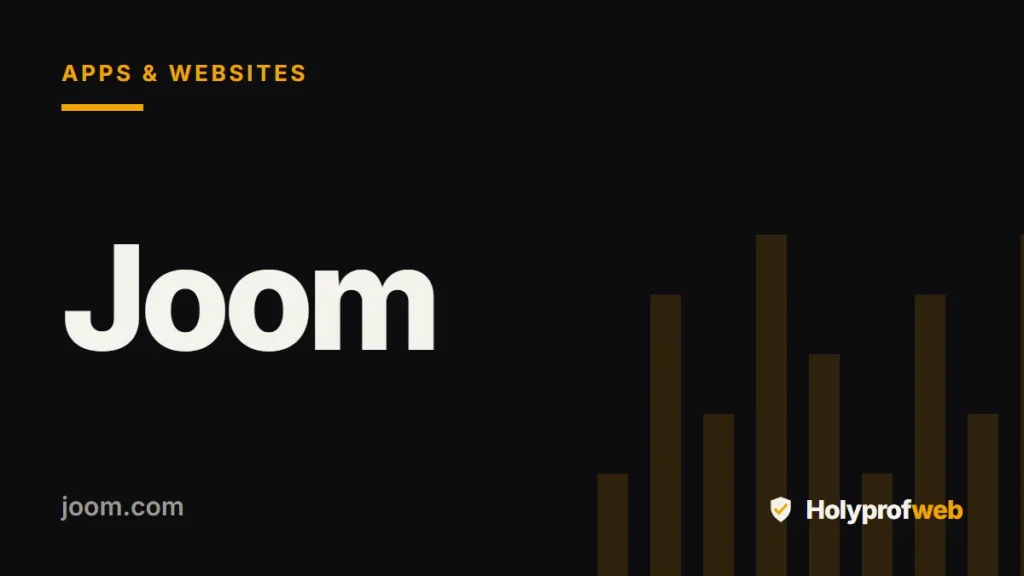 Holyprofweb editorial graphic for Joom