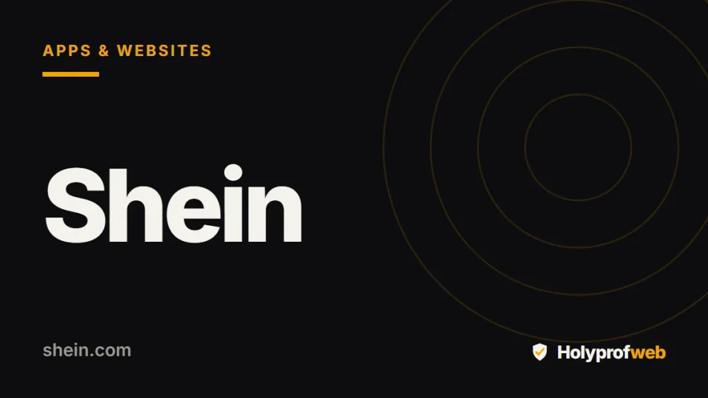 Holyprofweb editorial graphic for Shein