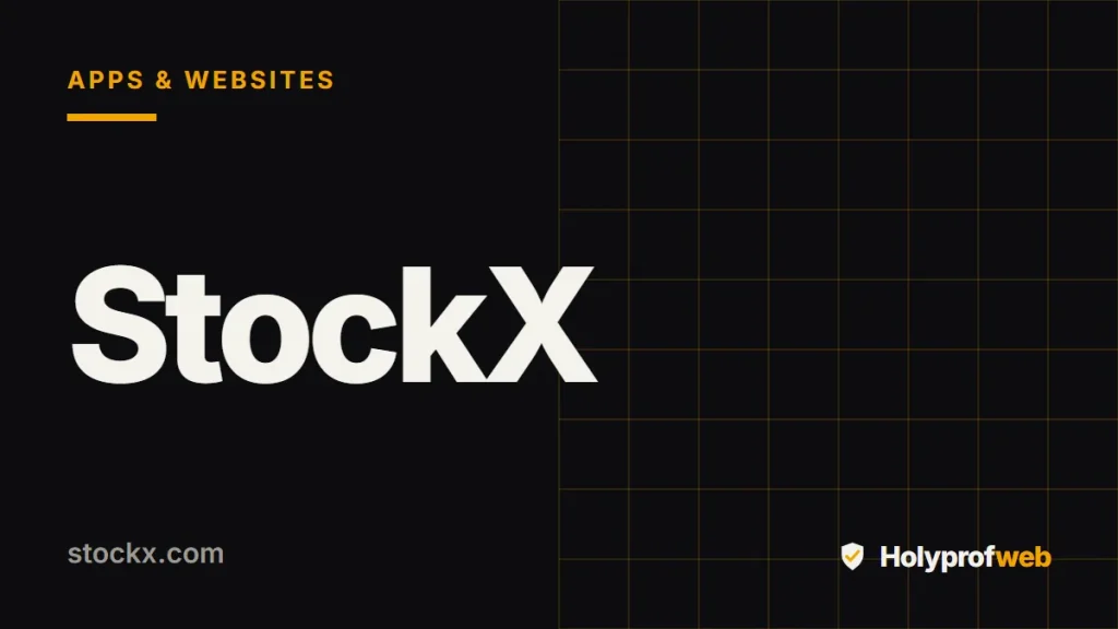 Holyprofweb editorial graphic for StockX