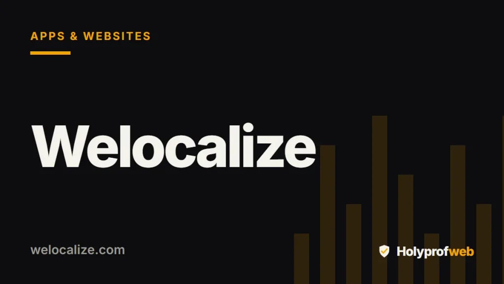 Holyprofweb editorial graphic for Welocalize
