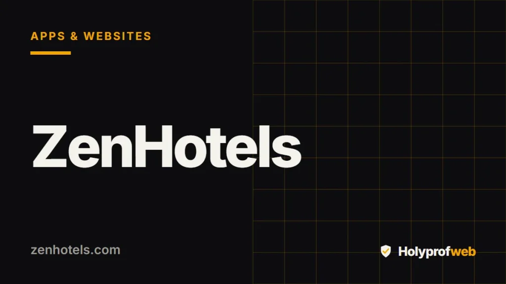 Holyprofweb editorial graphic for ZenHotels